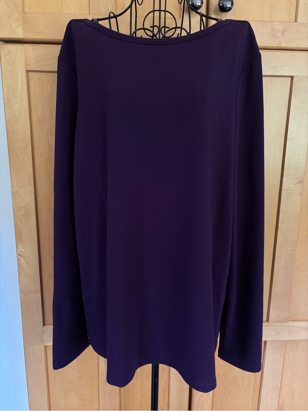 Banana Republic Women's Crewneck Top in Deep Purple